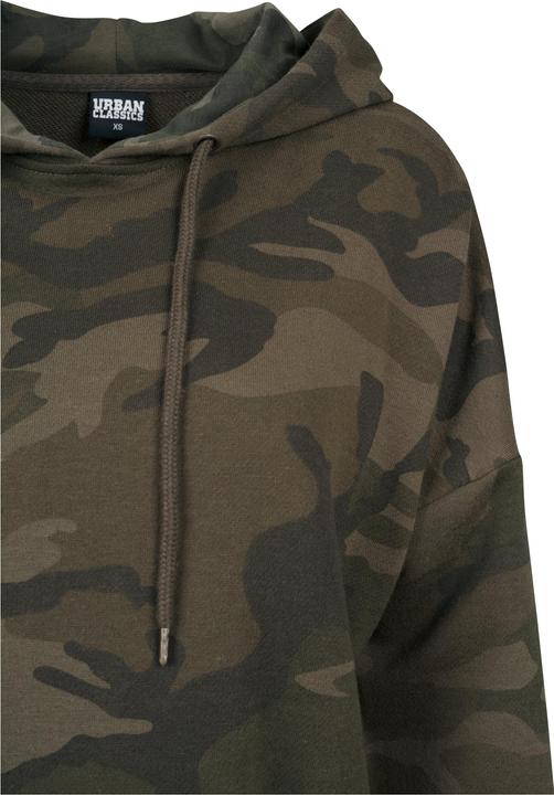 Immagine prodotto Urban Classics Felpa con cappuccio camo oversize da donna (XS)