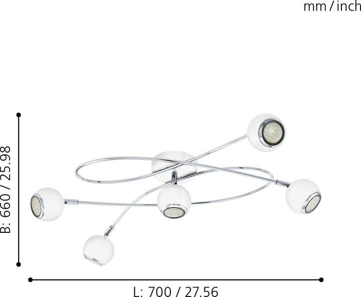 Image du produit EGLO Locanda (240 lm, GU10)