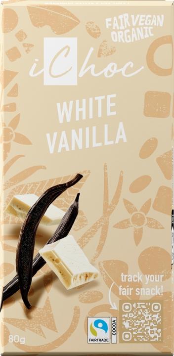 Actual product image Ichoc White Vanilla Organic (80 g)