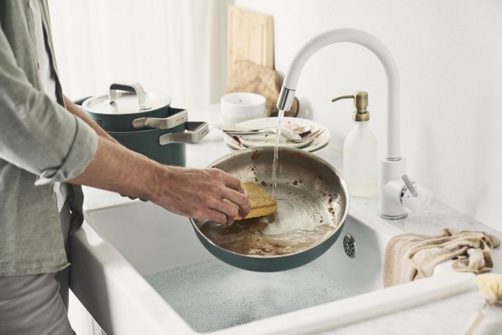 Produktbild Zwilling Pure Bratpfanne unbeschichtet 24cm Grün (24 cm, Bratpfanne, Edelstahl)