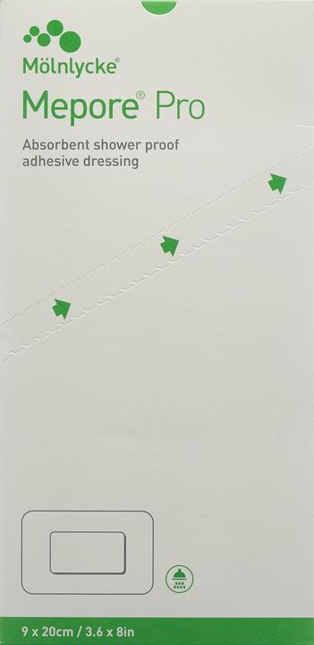 Actual product image Mepore Wundverband 20x9cm Wundkissen 14x4.5cm steril (30 x)