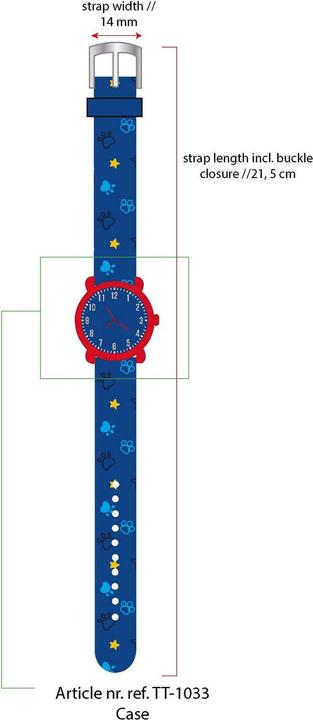 Actual product image Vadobag PAW Patrol Kids Time Blue" wristwatch