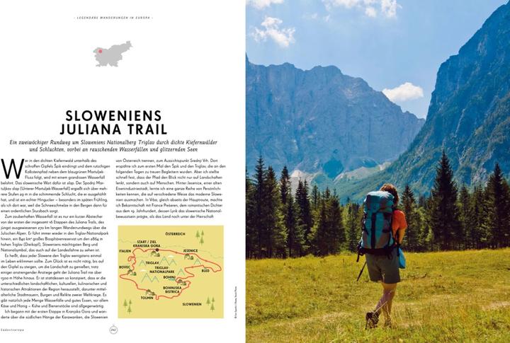 Produktbild Legendäre Wanderrouten Europa (Deutsch, Lonely Planet, 2023)