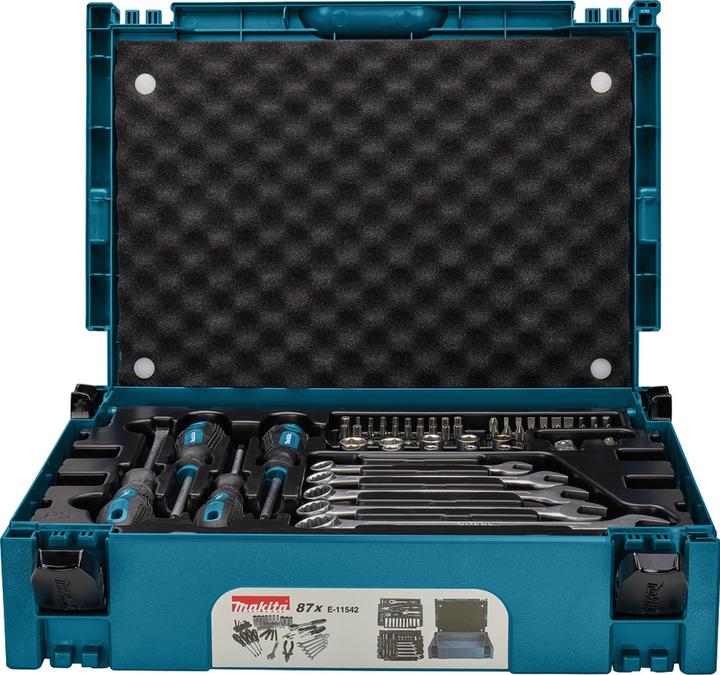 Actual product image Makita Hand tool set, 87 pcs incl. MakPac (87 pieces)