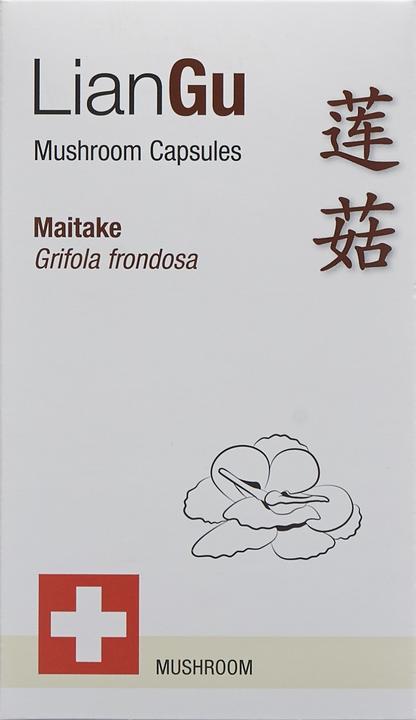 Actual product image Lian Maitake mushroom capsules 1 (180 Piece, Capsules, 147 g)