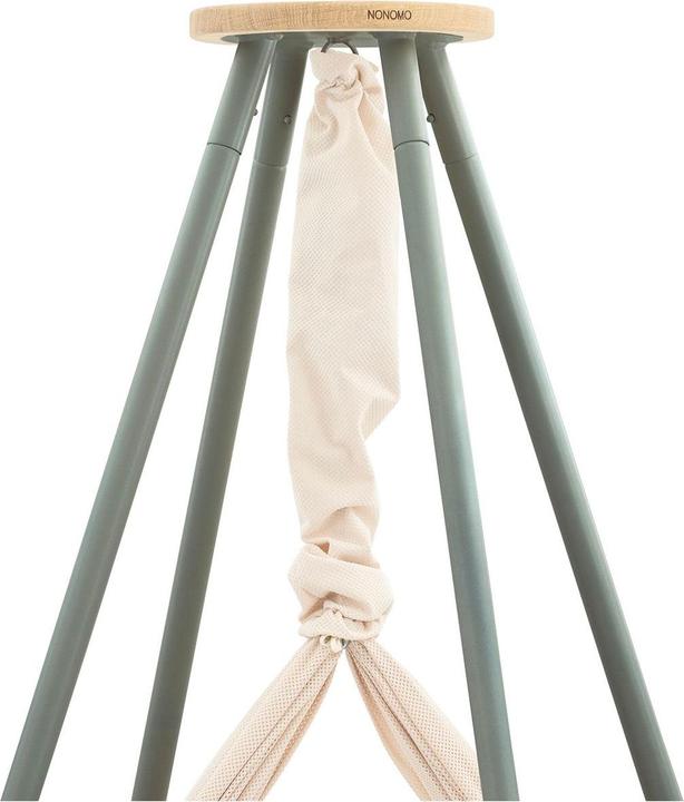 Actual product image Nonomo Federwiege mit Tipi anthrazit