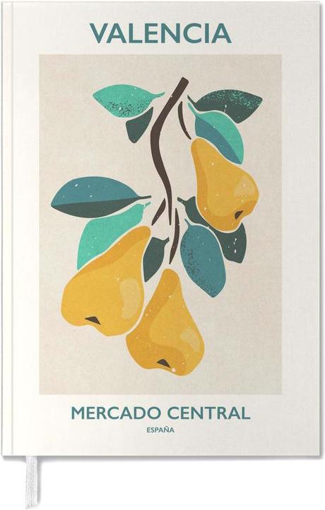 Produktbild Juniqe Mercado Central Valencia - Blumenmarkt (A5, Englisch)