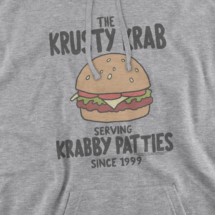 Immagine prodotto Spongebob Squarepants Krabby Patties Felpa con Cappuccio Uomo (M)