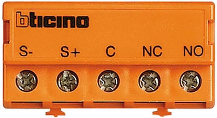 Actual product image Bticino Relay with potentialf contact 346250 for door opener connection
