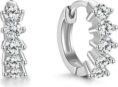 Beneto Round silver earrings AGUC2235 (L)