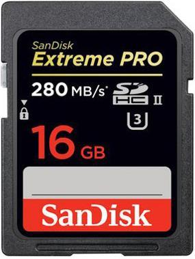 Produktbild SanDisk Extreme Pro SDHC UHS-II (16 GB, SDHC, U3, UHS-II)