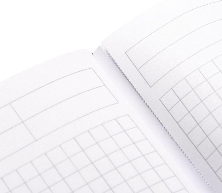 Actual product image König & Ebhardt Notebook A4 squared black 96sheet perforated pages (A4, Checked, Hardcover)