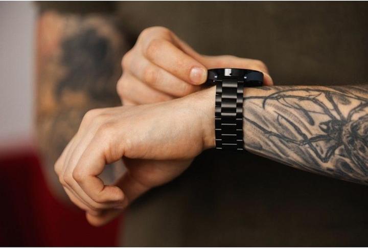 Immagine prodotto Forcell Strap F-DESIGN FS06 strap for Samsung Watch 22 mm black (Acciaio inossidabile)