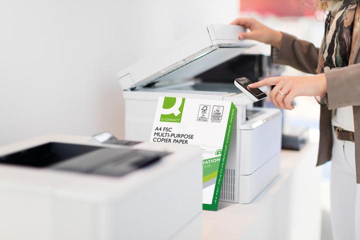Image du produit Q-Connect Papier universel FSC, haute blancheur (80 g/m², 500 x, A4)