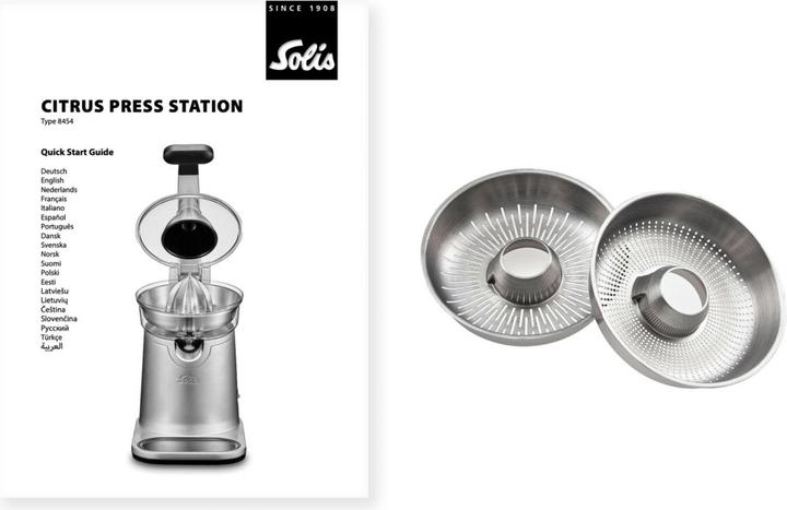 Image du produit Solis Design Citrus Press Station (Type 8454) Station presse-agrumes pour tous les agrumes
