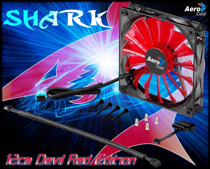 Actual product image AeroCool Shark Fan (120 mm, 1 x)