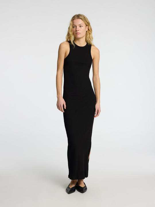 Actual product image Selected Femme Rippmuster Baumwoll Maxikleid (L)