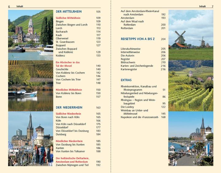 Produktbild Reiseführer Flusskreuzfahrten Rhein (Deutsch, Annette Lorenz)