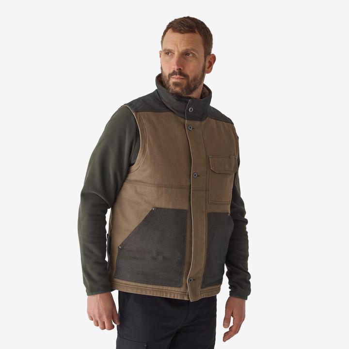 Produktbild Solognac Weste 500 wattiert strapazierfähig braun (XL)