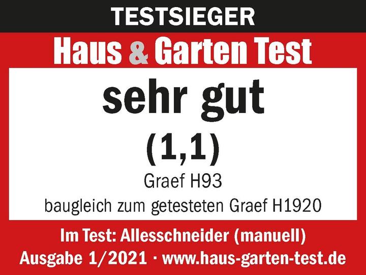 Actual product image Graef universal cutter