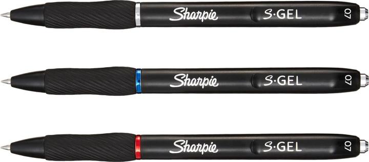 Produktbild Sharpie Gelschreiber 0.7 mm, 3 Stück (Blau, Rot, Schwarz, 3 x)