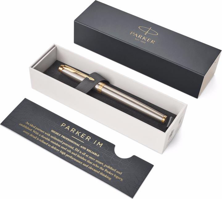 Actual product image Parker Pen IM Brushed Metal G.C. (Silver, 1 x)