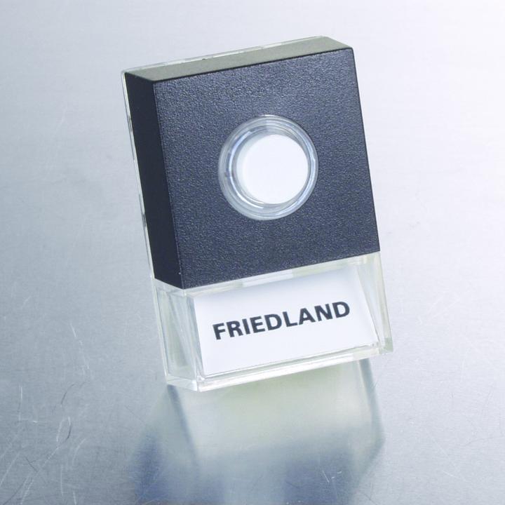 Image du produit Friedland Bouton poussoir Kst sw AP rectangulaire avec revêtement D723 (Filaire)