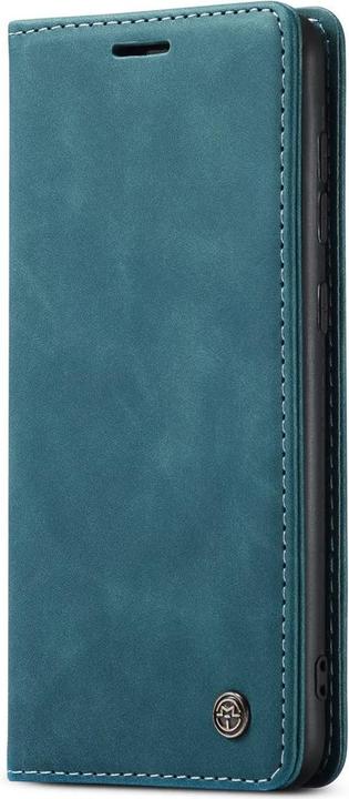 Produktbild König Design Hülle Handy Schutz für Samsung Galaxy S21 Plus Case Flip Cover Tasche Etuis Blau (Samsung Galaxy S21+)