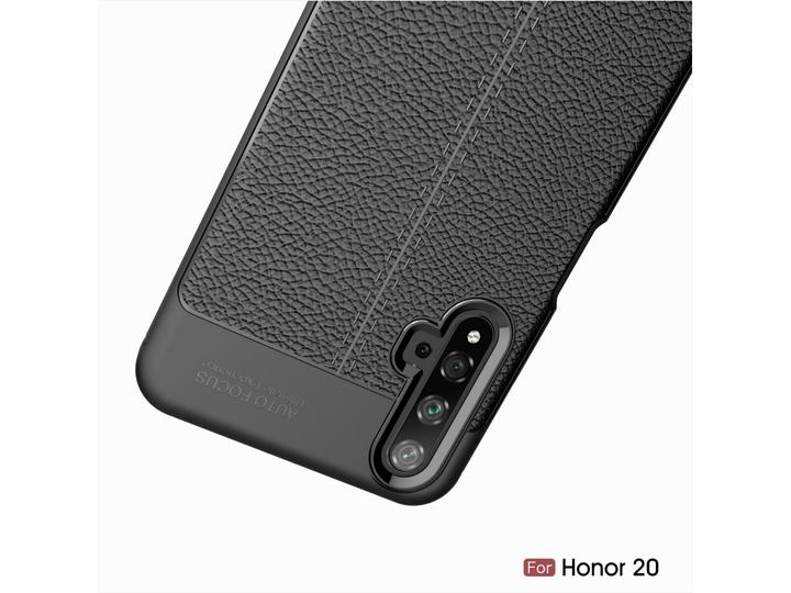 Produktbild Screenguard Huawei Nova 5T Hülle Leather Design TPU Cover (Huawei Nova 5T)