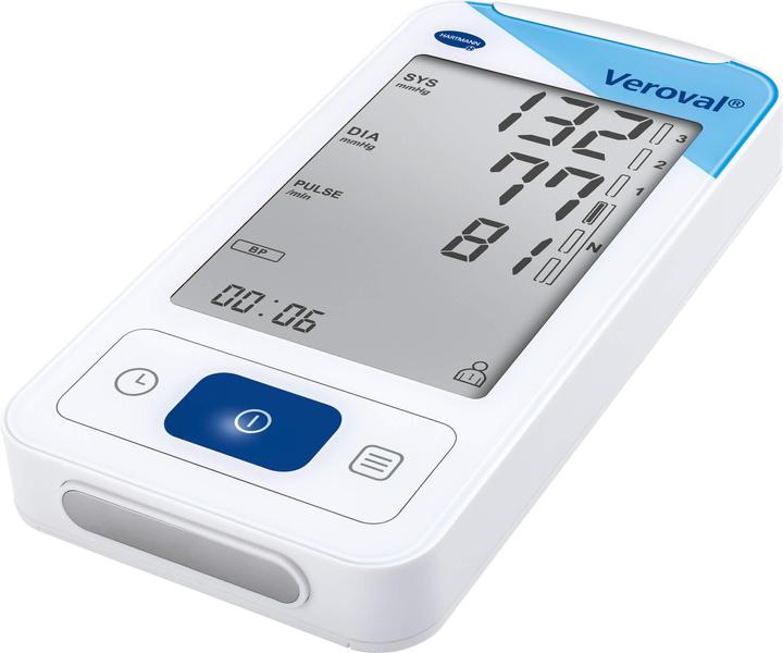 Hartmann Veroval EKG- und Blutdruckmessgerät, Schlaganfallprophylaxe Mobile EKG-Funktion und vollautomatisch (Blutdruckmessgerät Oberarm)