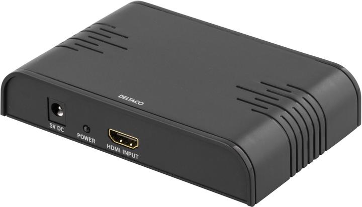 Immagine prodotto Deltaco Segnalomvandlare hdmi fino a scart pal svart (HDMI, 8.50 cm)