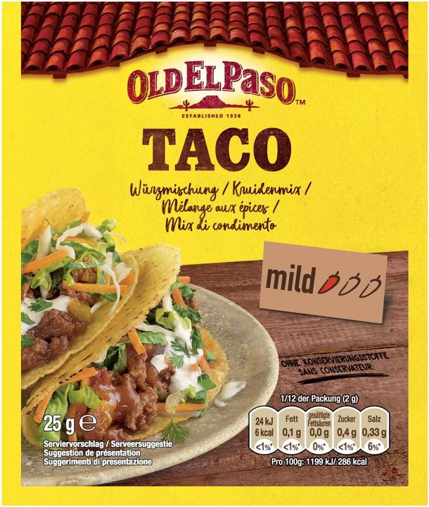 Produktbild Old El Paso Taco Mix (30 g)