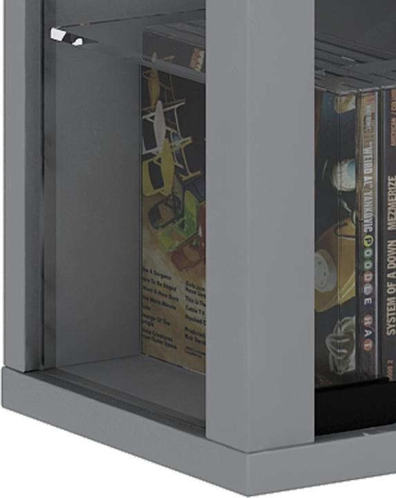 Actual product image VCM Collection wall display case wood glass Vitrosa Maxi (59 x 18 x 114 cm)