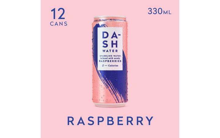 Actual product image Dash Water Raspberries (12 x 33 cl)