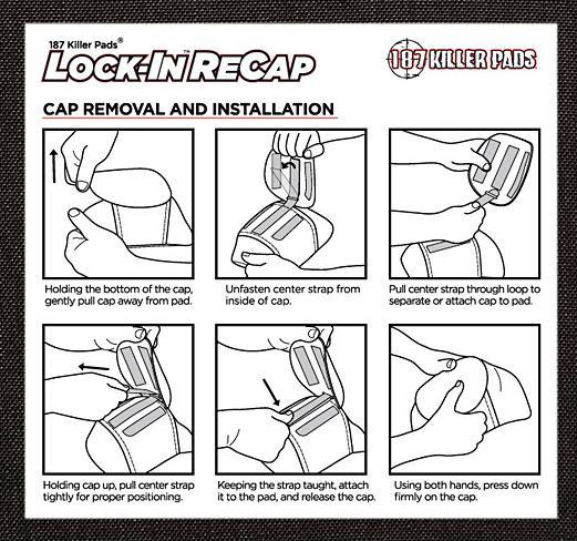 Produktbild 187 Killer Pads Lock-In ReCap C1 (XS, Protektorenshorts)