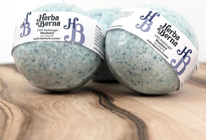 Image du produit Herba di Berna Boule de bain myrtille (Bombe de bain)