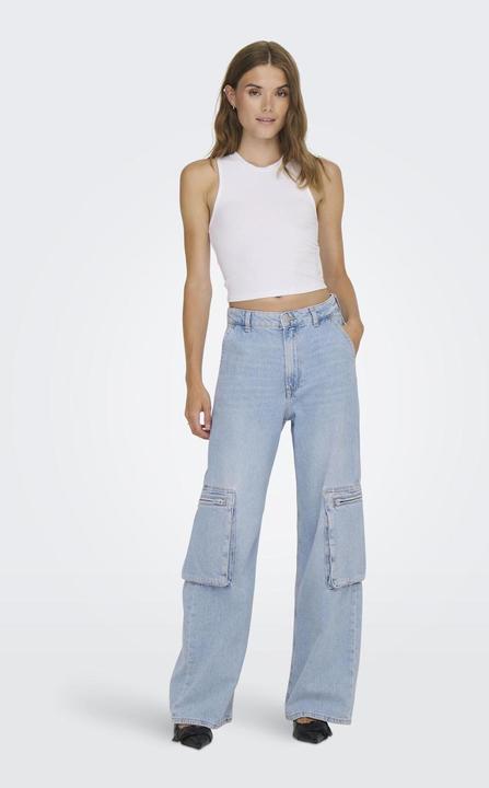 Produktbild Only ONLHOPE EX HW WIDE CARGO DNM CRO Loose Fit Jeans (W31/L32)