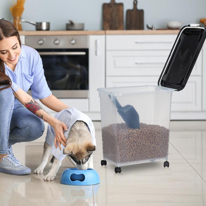 Produktbild Relaxdays 2x Hundefutter-Aufbewahrungsbox