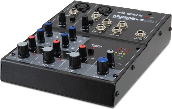Produktbild Alesis MultiMix 4 USB (Studio- und Livemixer)