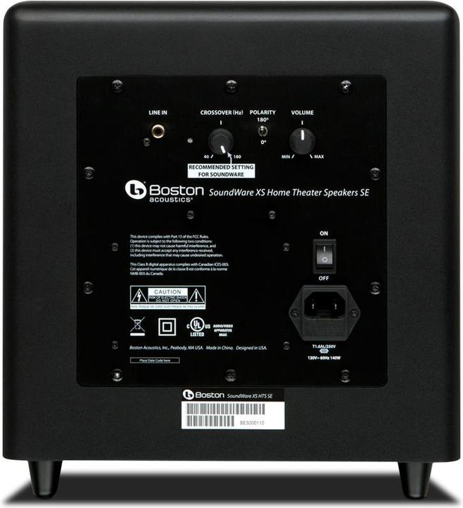 Produktbild Boston Acoustics SoundWare XS 5.1 Surround-Speaker System