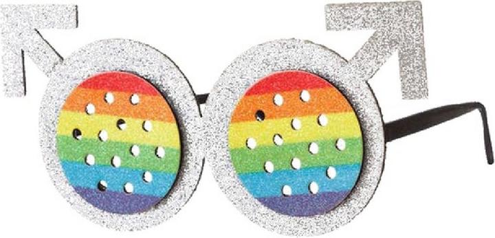Produktbild My Other Me Runde Regenbogenbrille in Einheitsgrösse