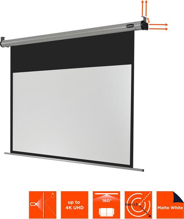 Image du produit Celexon Home Cinema electric screen - Ecran - Possibilité de montage au plafond, adapté au mur (103.54", 16:9)