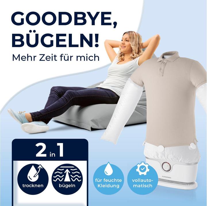 Immagine prodotto CleanMaxx Per la stiratura di camicie e bluse (1800 W)