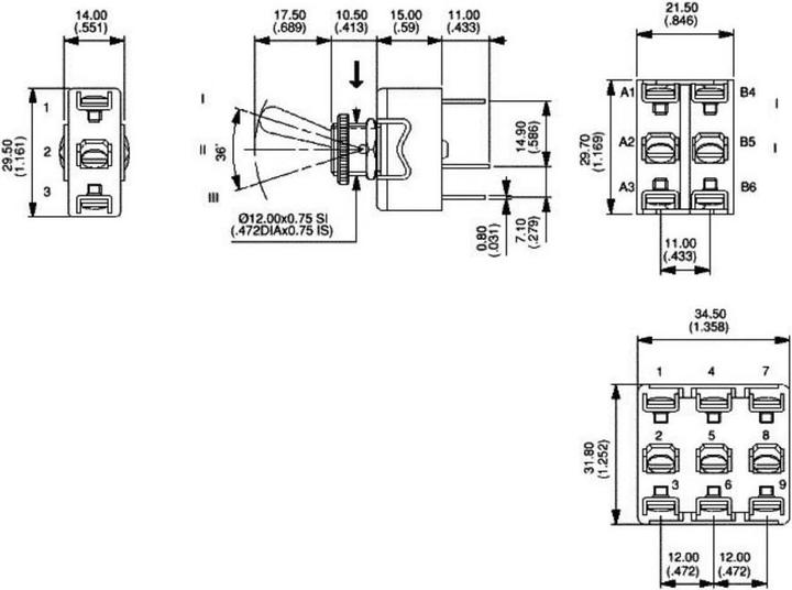 Image du produit APEM INTERRUPTEUR 636NH/2