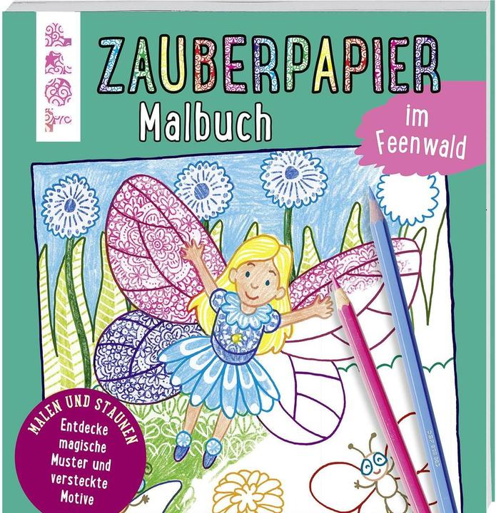 Produktbild Zauberpapier Malbuch im Feenwald