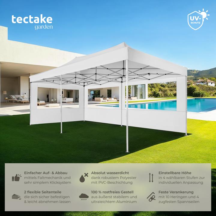 Immagine prodotto tectake Gazebo da giardino (600 cm, 300 cm)