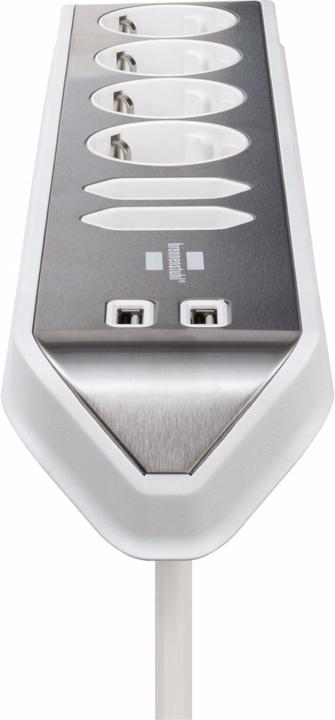 Actual product image Brennenstuhl estilo corner pedestal 6-fold (6 x, CEE 7/16, 2 m)