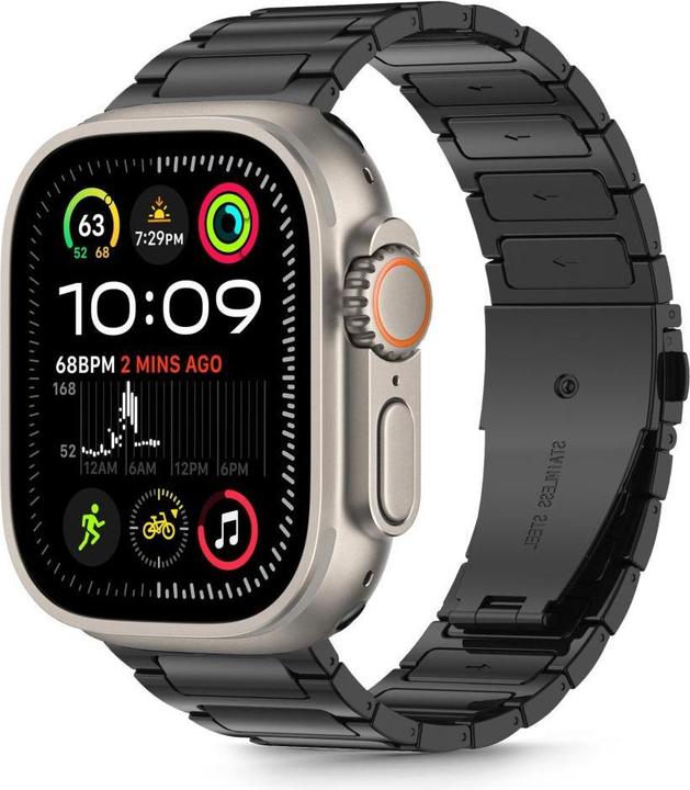 Produktbild Tech-Protect Stainless Bracelet for Apple Watch 44 / 45 / 46 / 49 mm - Black (Edelstahl)