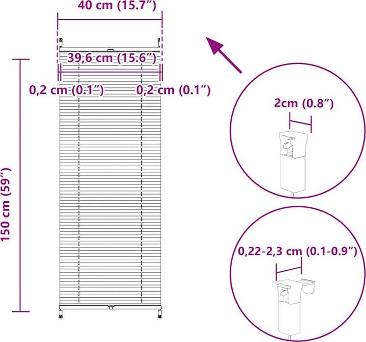 Produktbild VidaXL Dionis (40 x 150 cm)