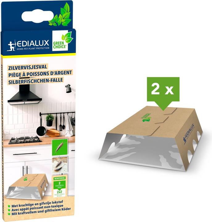 Edialux Green Choice - Zilvervisjesval, 2 stuks